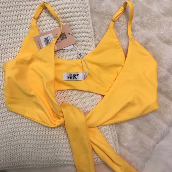 Tiger mist yellow lilah top - Picture 3 of 4